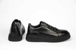 Pantofi barbati casual din piele naturala JOHN RICHARDO 138 negru (Black)