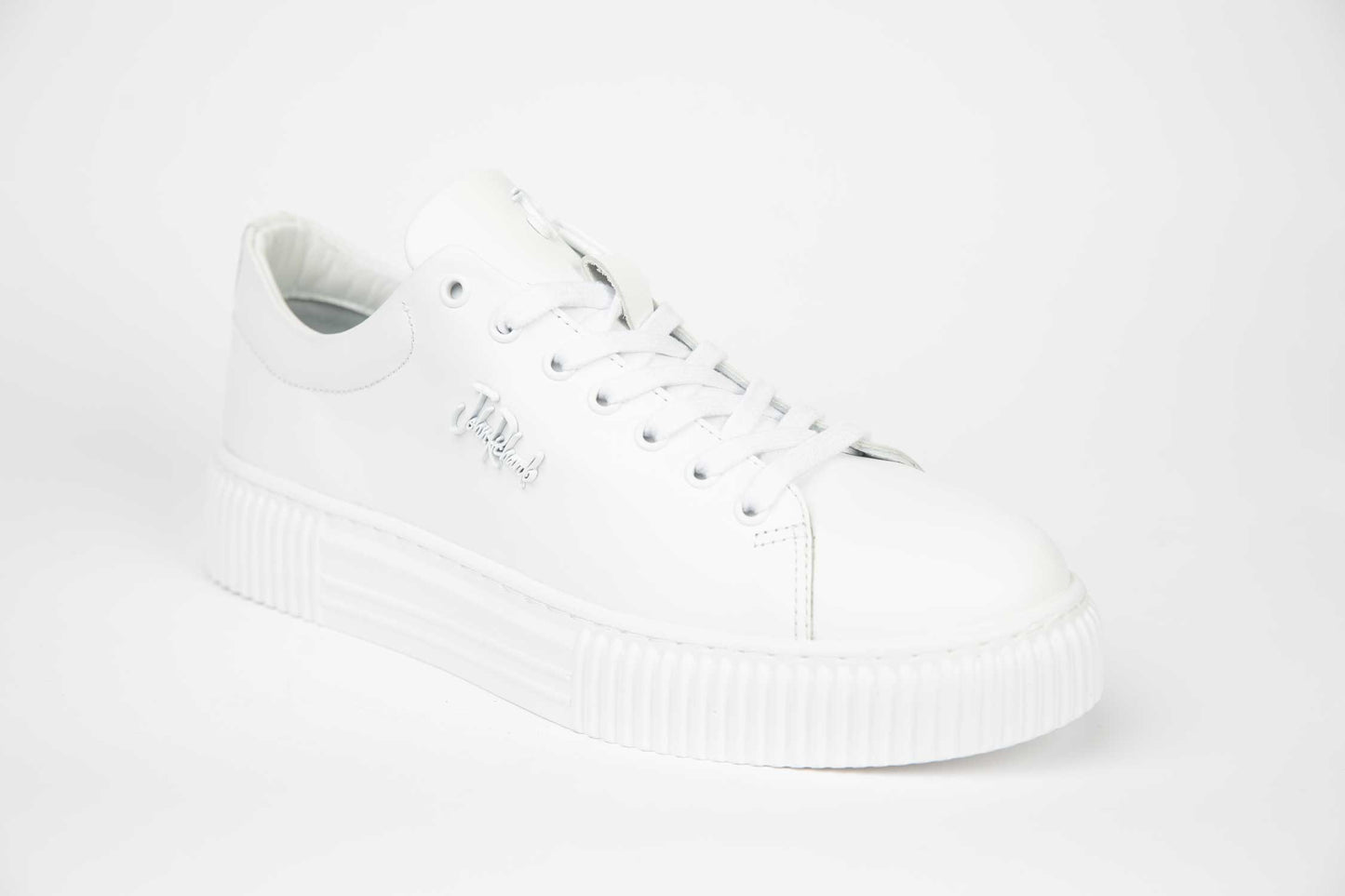 Men's casual shoes made of genuine leather JOHN RICHARDO 408 white (White)