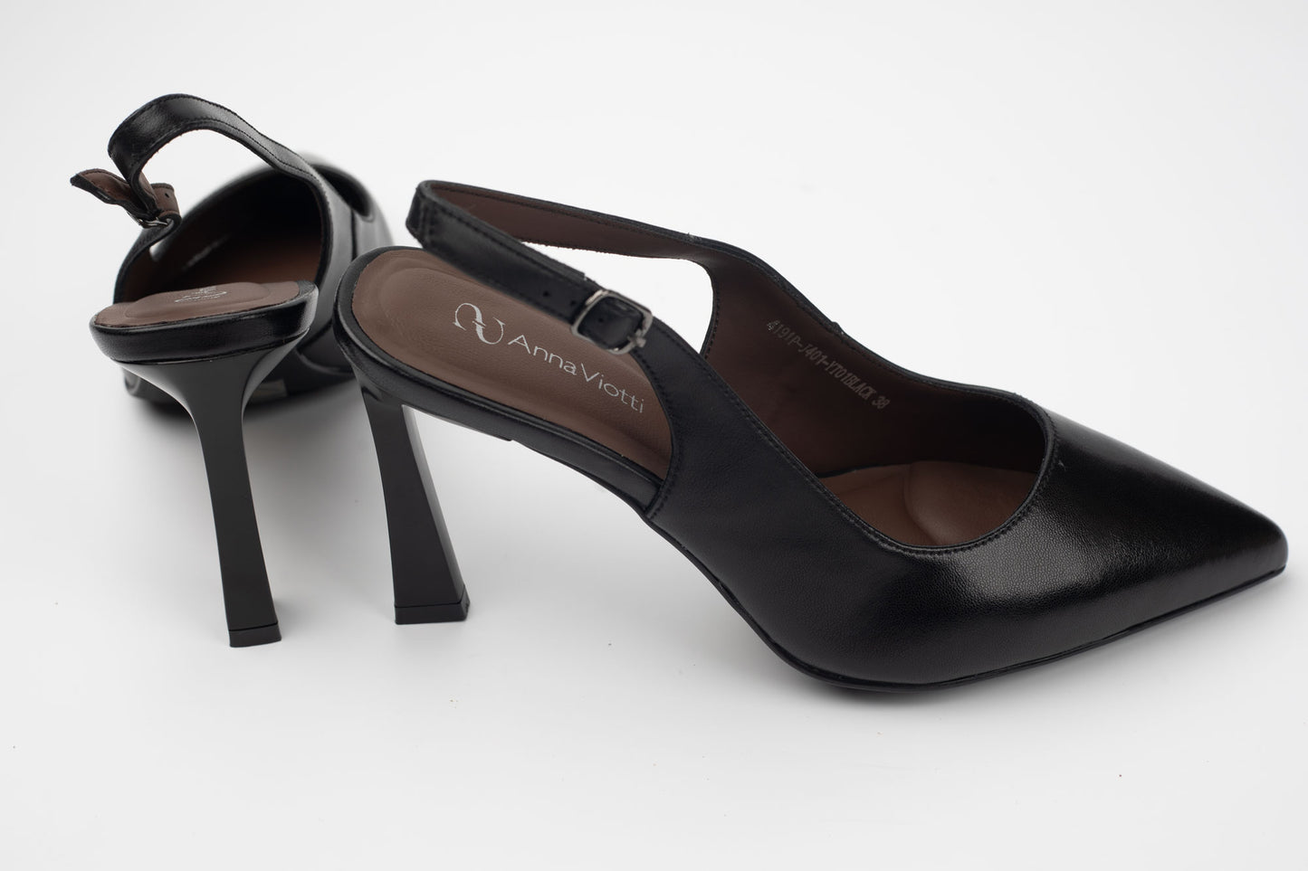 Pantofi damă piele naturală lucioasă ANNA VIOTI 4191 N
