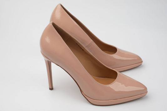Pantofi damă piele naturală ANNA VIOTI 12-1 Pink lac
