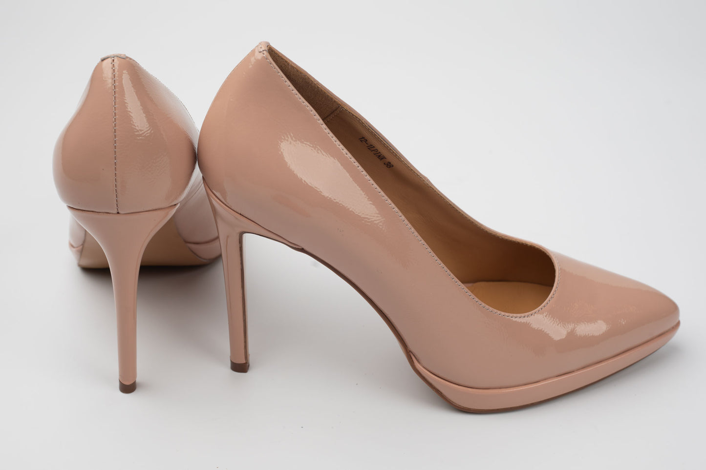 Pantofi damă piele naturală ANNA VIOTI 12-1 Pink lac