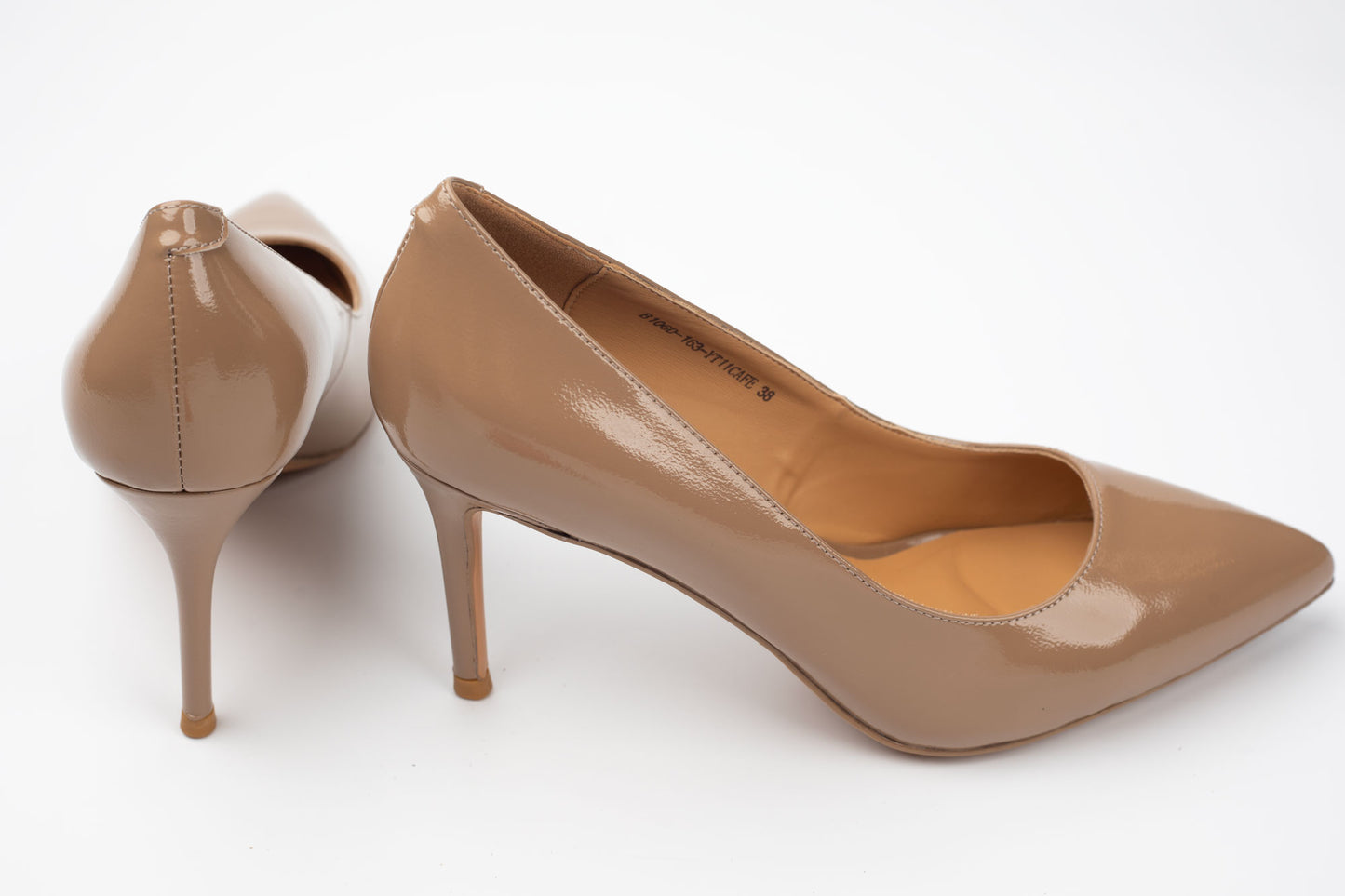 Pantofi damă piele naturală ANNA VIOTI 107-163 Cafe lac