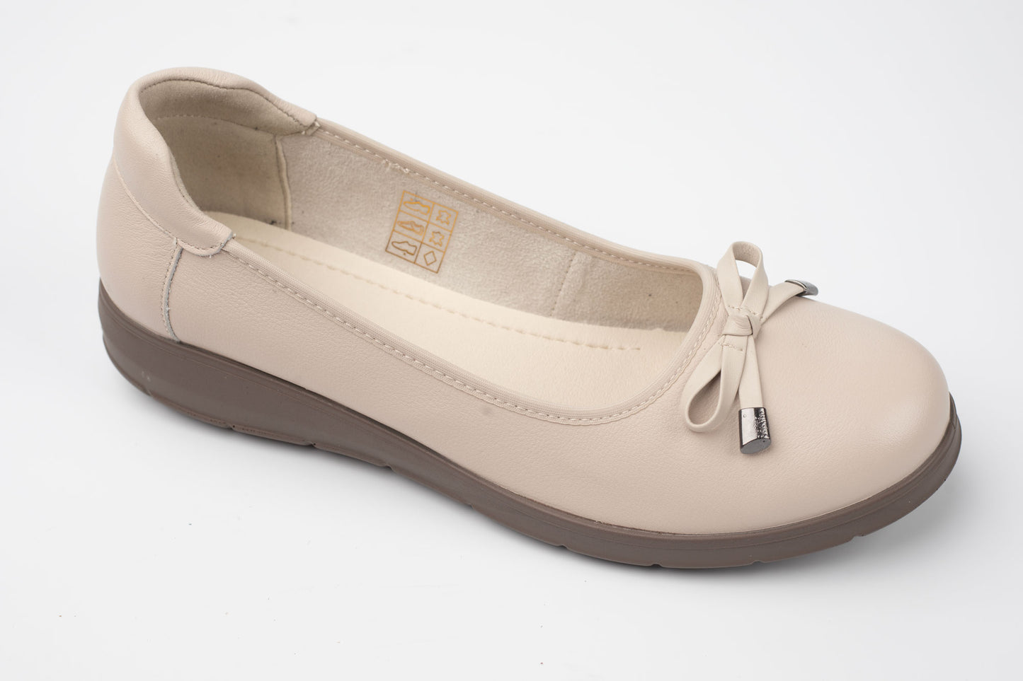 Pantofi damă piele naturală ortopedici FORMAZIONE 5233501 Bej