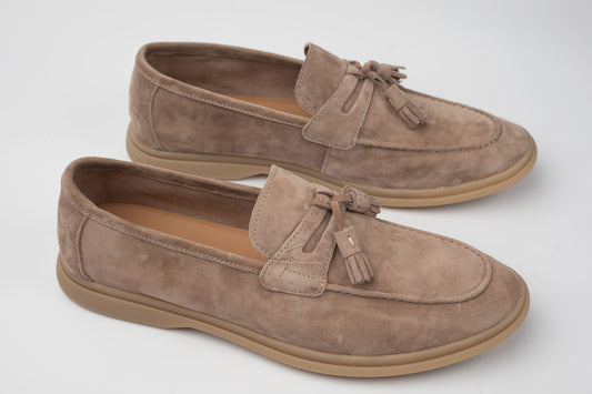 Pantofi bărbați piele naturală întoarsă FRANCO GERARDO 25891 Apricot Vel