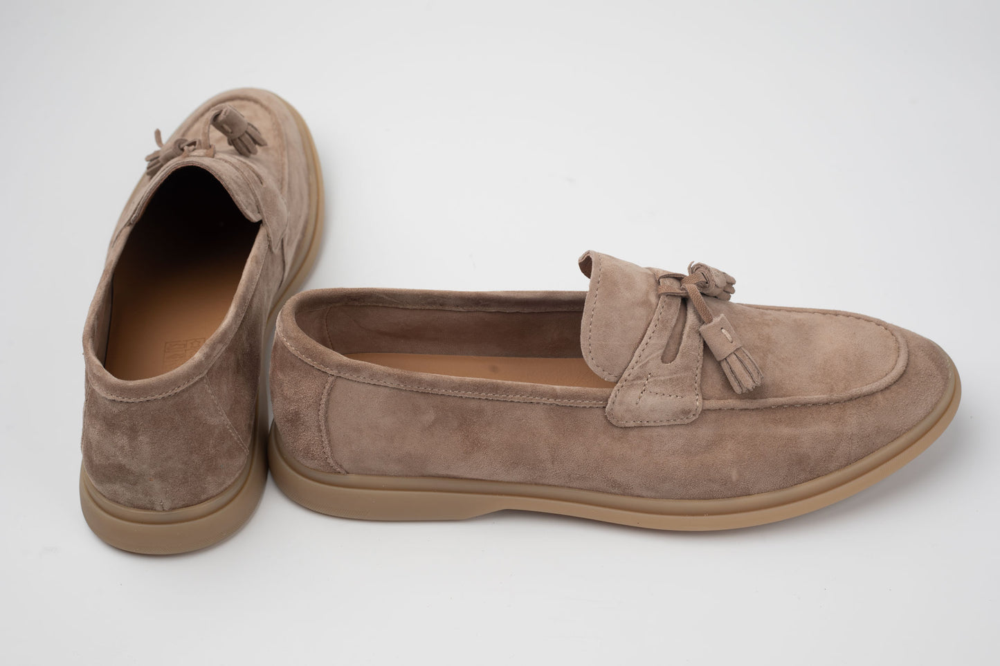 Pantofi bărbați piele naturală întoarsă FRANCO GERARDO 25891 Apricot Vel
