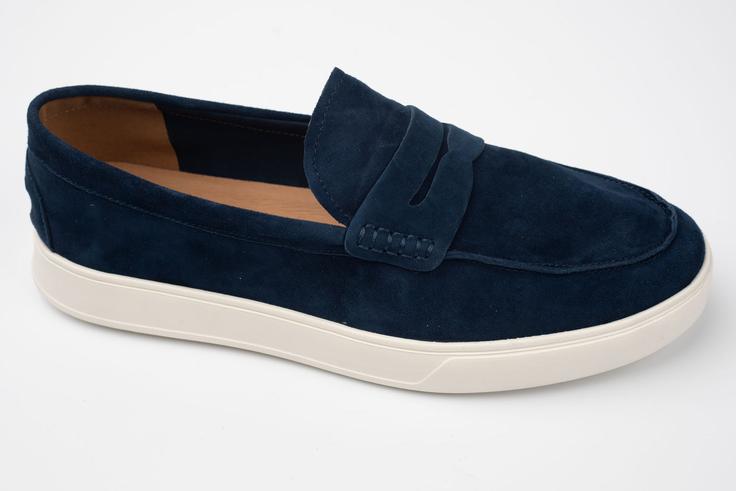 Pantofi bărbați piele naturală întoarsă FRANCO GERARDO 25859 Blue