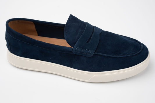 Pantofi bărbați piele naturală întoarsă FRANCO GERARDO 25859 Blue