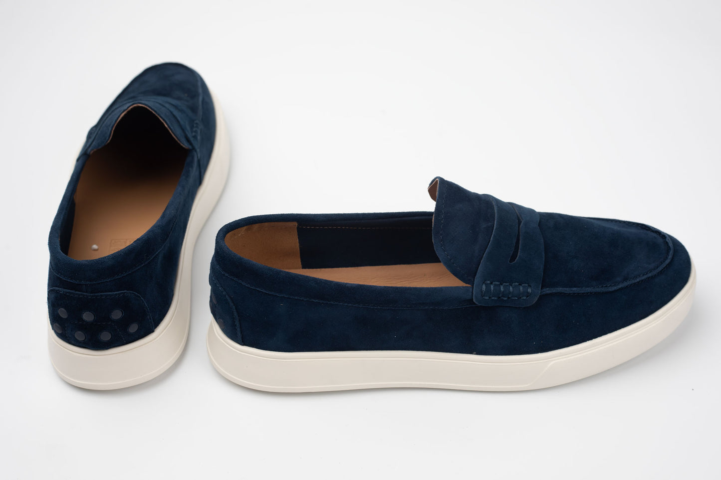 Pantofi bărbați piele naturală întoarsă FRANCO GERARDO 25859 Blue