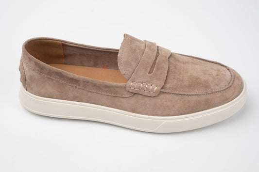 Pantofi bărbați piele naturală întoarsă FRANCO GERARDO 25859 Apricot Vel