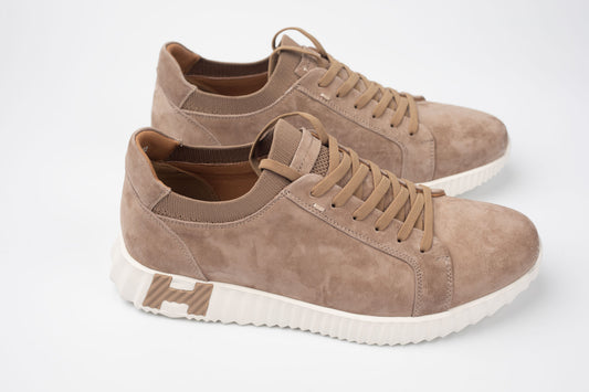 Pantofi bărbați piele naturală întoarsă FRANCO GERARDO 25892 Apricot Vel