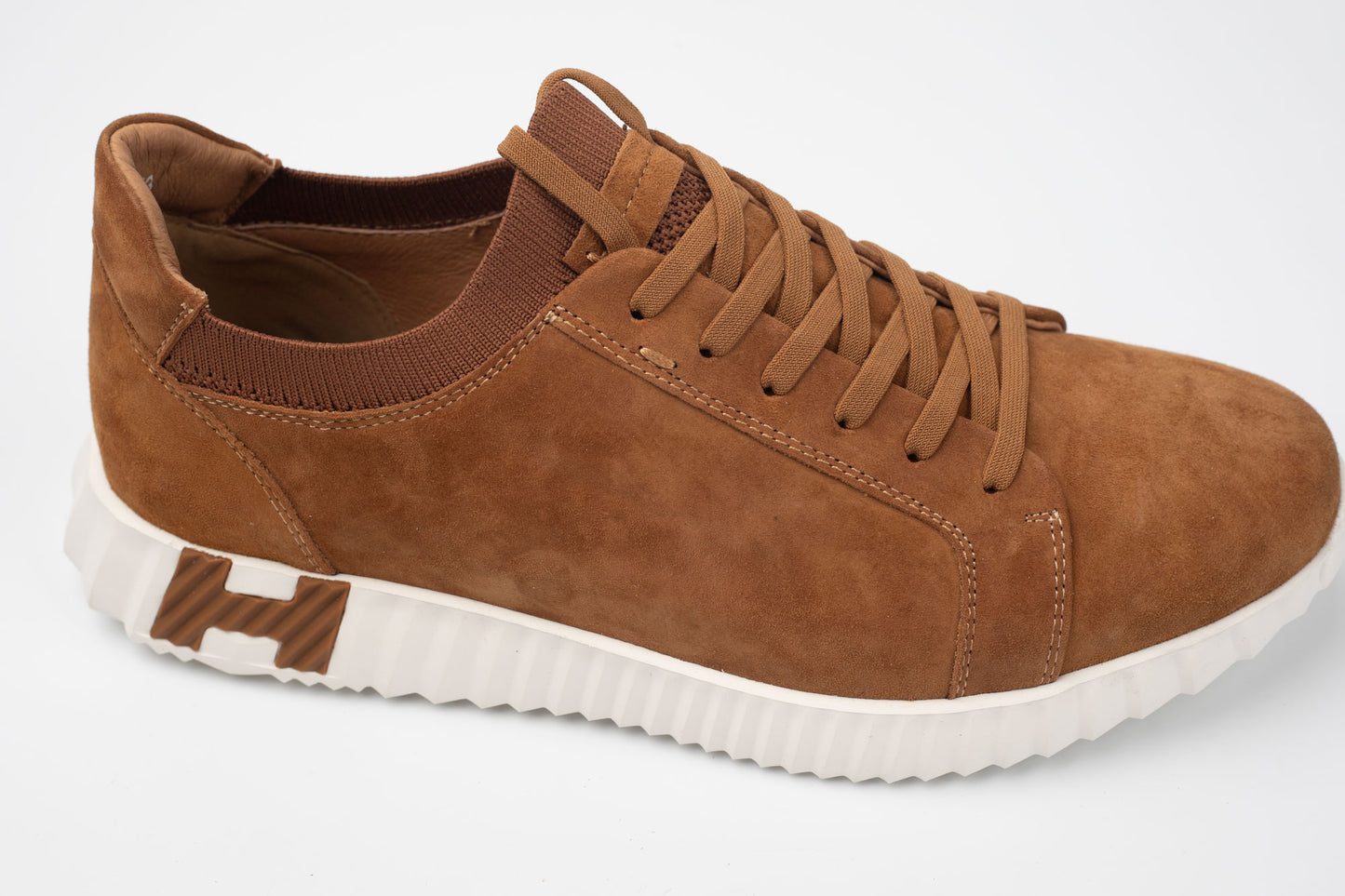 Pantofi bărbați piele naturală întoarsă FRANCO GERARDO 25892 Maro vel