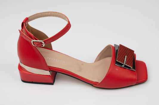 Sandale dama piele naturală LSD 2024 ROSU