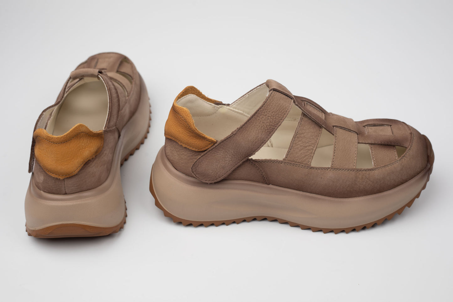 Sandale dama piele naturala FRANCO GERARDO 8882 Bej