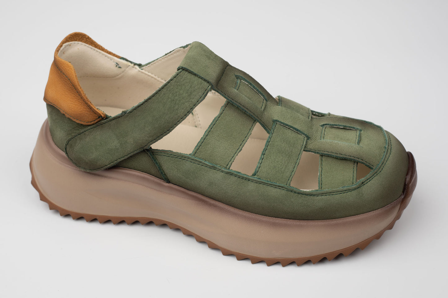Sandale dama piele naturala FRANCO GERARDO 8882 VERDE