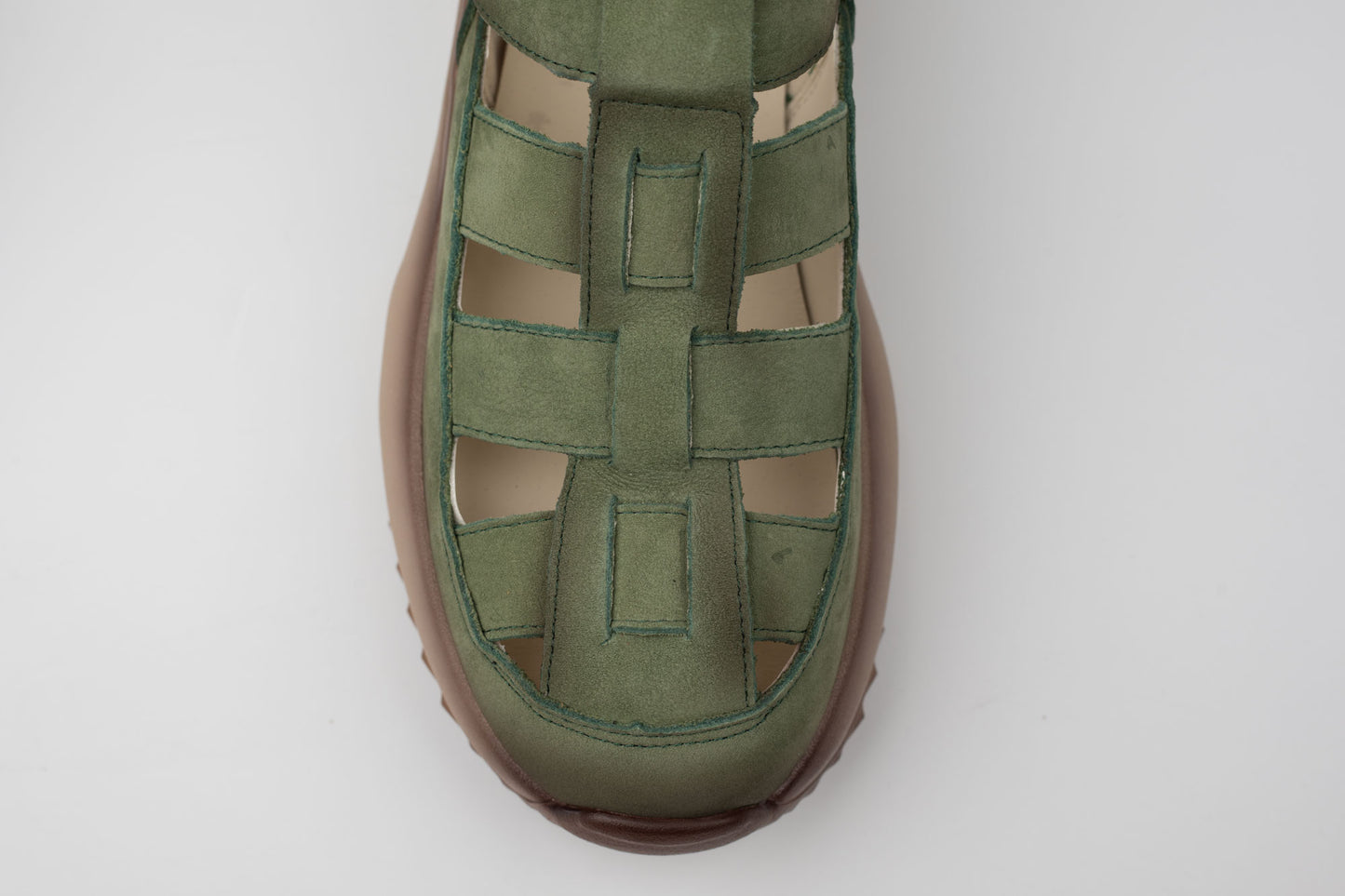 Sandale dama piele naturala FRANCO GERARDO 8882 VERDE
