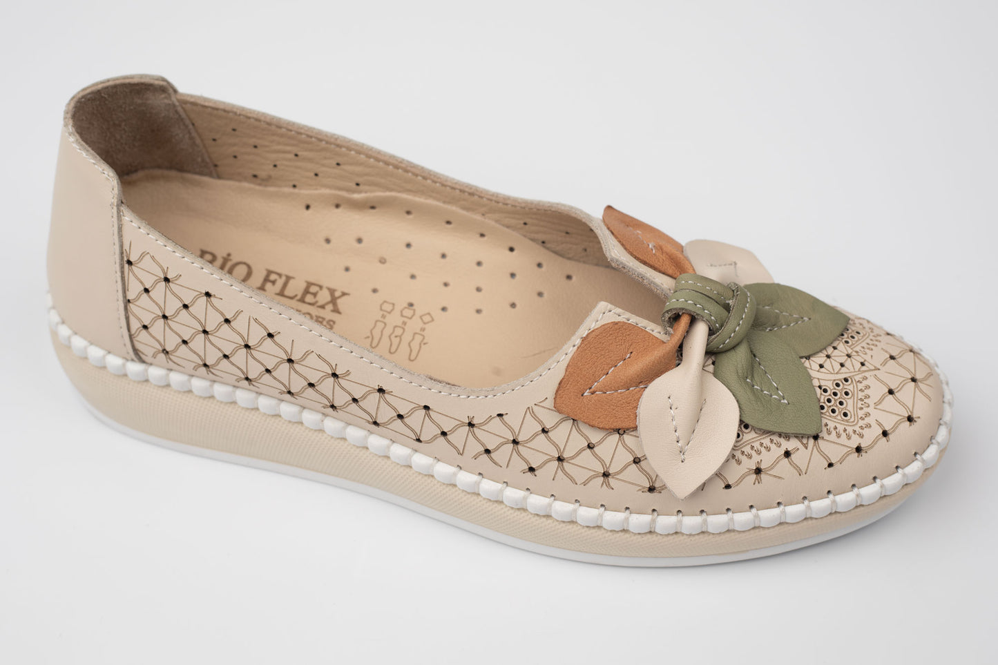 Pantofi dama piele naturala BIOFLEX 023115 BEJ