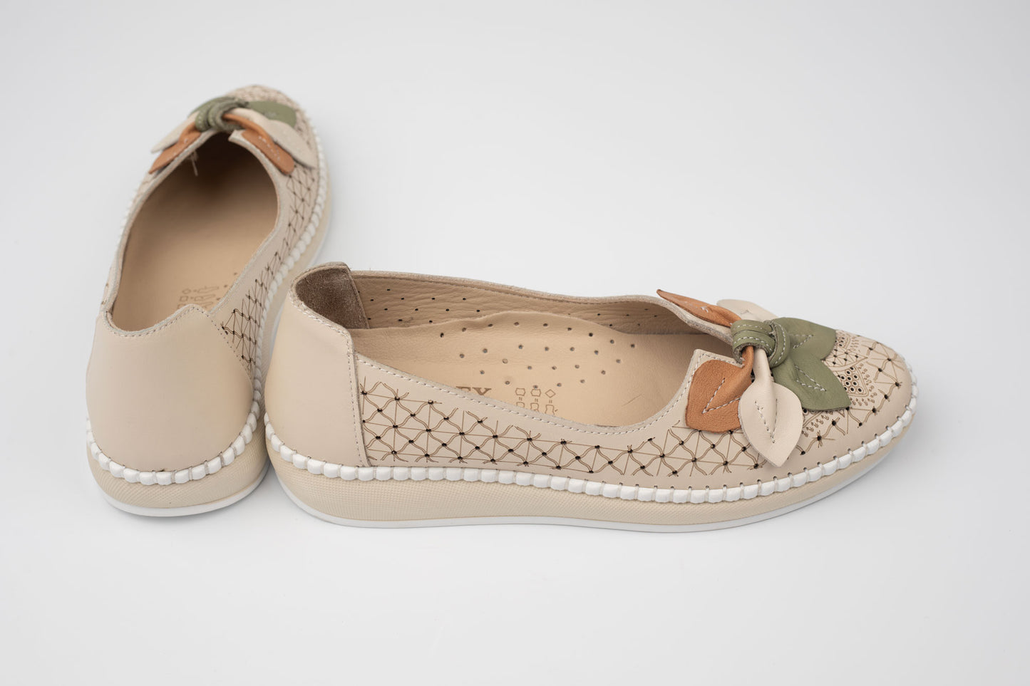 Pantofi dama piele naturala BIOFLEX 023115 BEJ