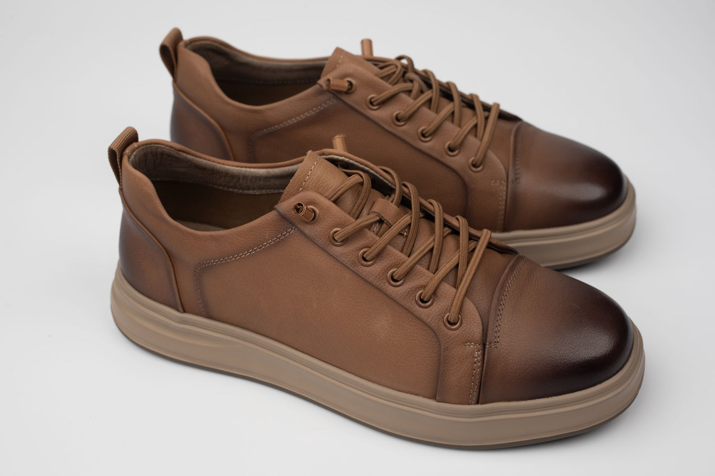 Pantofi din piele naturala MELS SPORT 27019 MARO