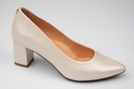 Pantofi din piele naturala PULSO 1580 BEJ SIDEF