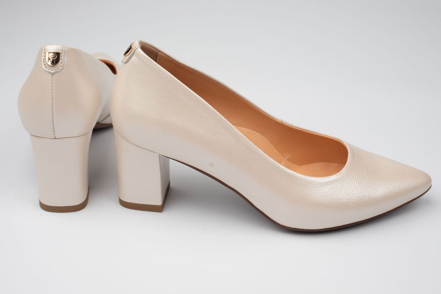 Pantofi din piele naturala PULSO 1580 BEJ SIDEF