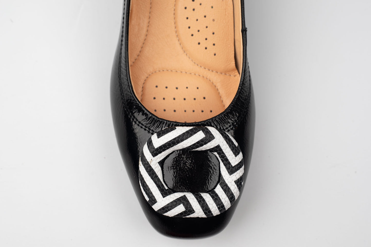Pantofi damă piele naturală PULSO 1536 N A Zebra XXL