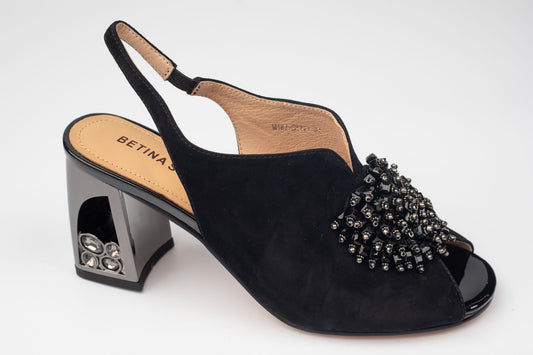 Sandale damă piele naturală întoarsă 2711 N vel