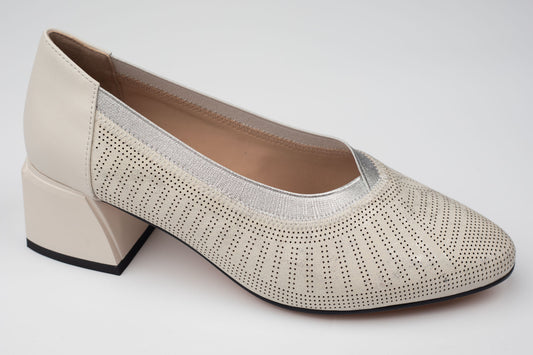 Pantofi damă piele naturală BETINA 2655 Bej