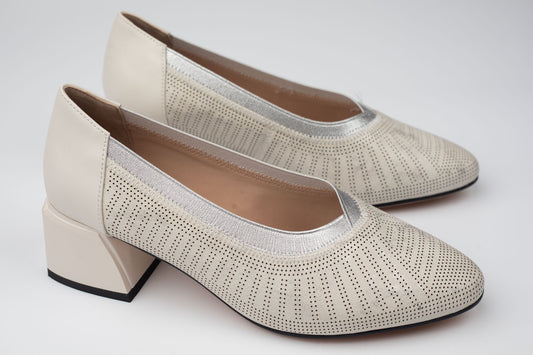 Pantofi damă piele naturală BETINA 2655 Bej