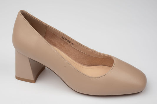 Pantofi damă piele naturală BETINA 033 Khaki