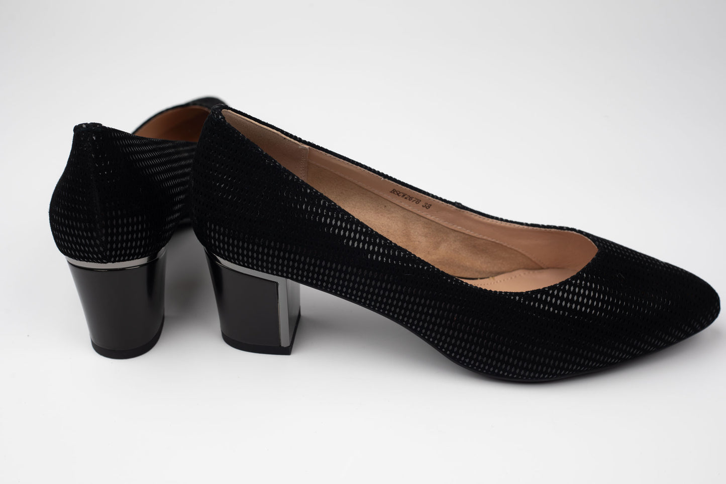 Pantofi damă piele naturală întoarsă BETINA 2678 N vel pic