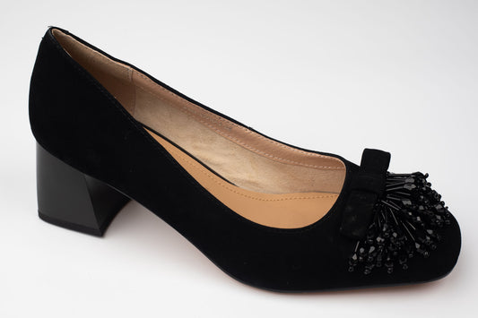 Pantofi damă piele naturală întoarsă BETINA 3155 N vel