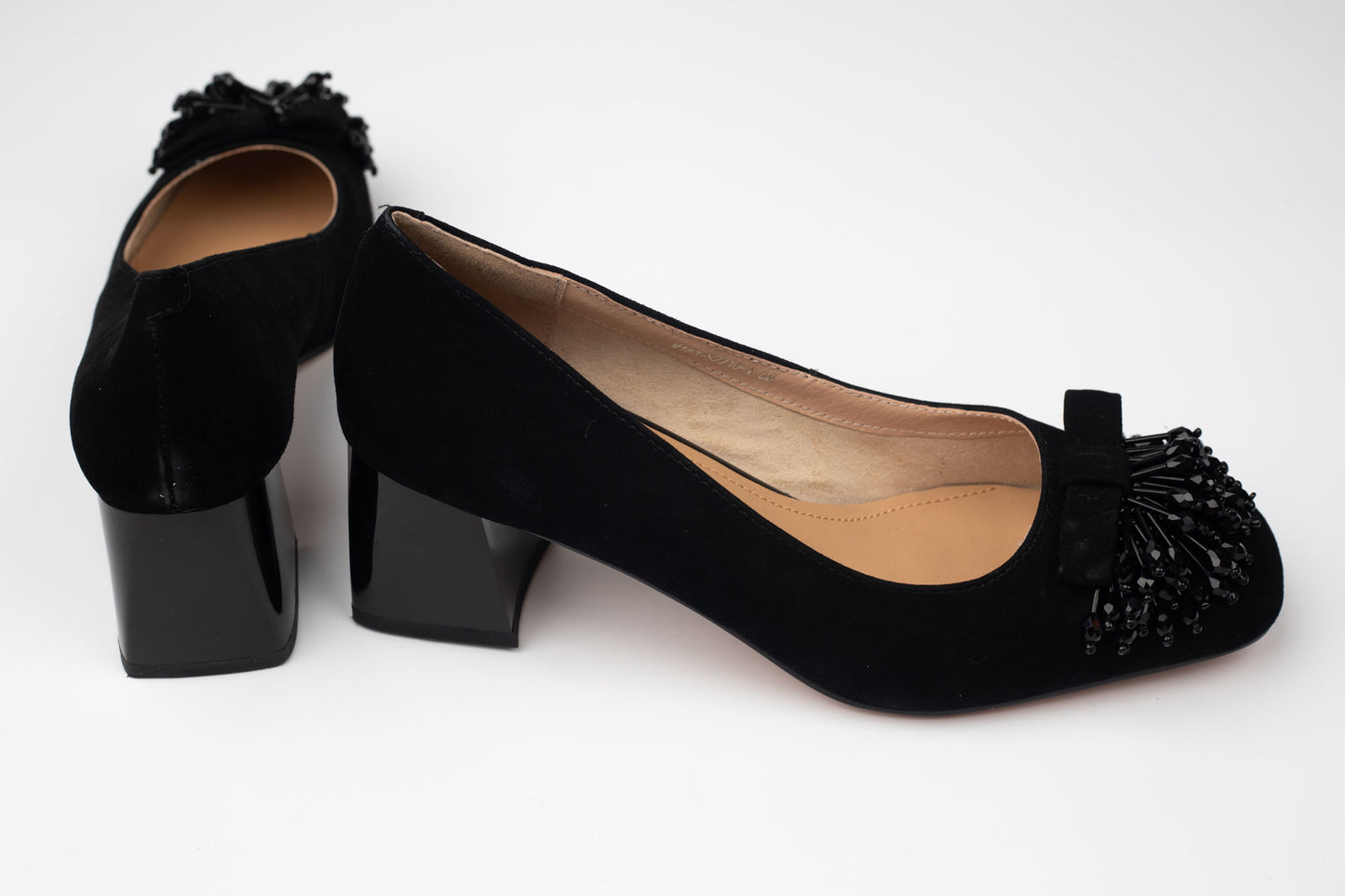 Pantofi damă piele naturală întoarsă BETINA 3155 N vel