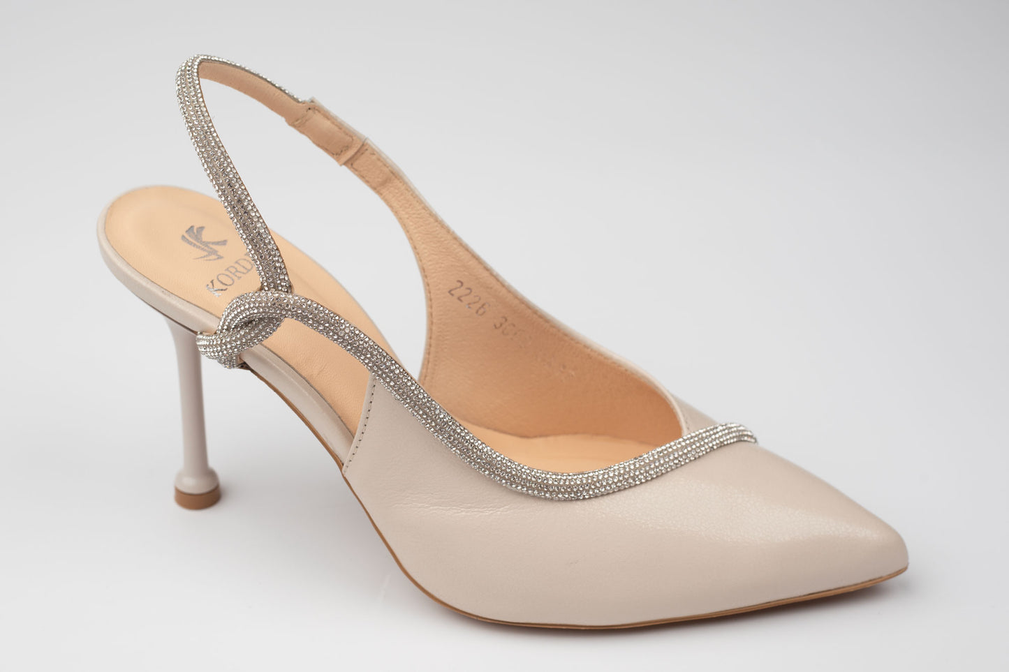 Pantofi damă piele naturală KORDEL 3060 Crem