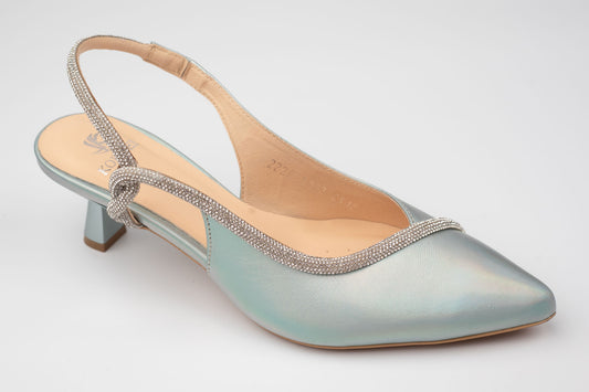 Pantofi damă piele naturală KORDEL 3122 Argintiu