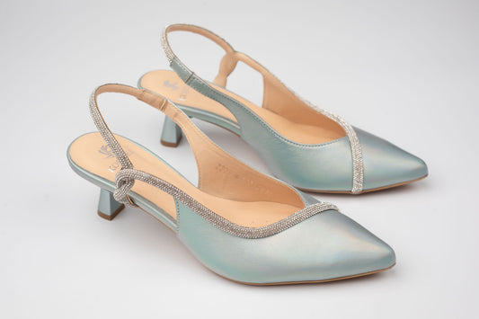Pantofi damă piele naturală KORDEL 3122 Argintiu
