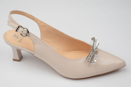 Pantofi damă piele naturală KORDEL 3108 Bej
