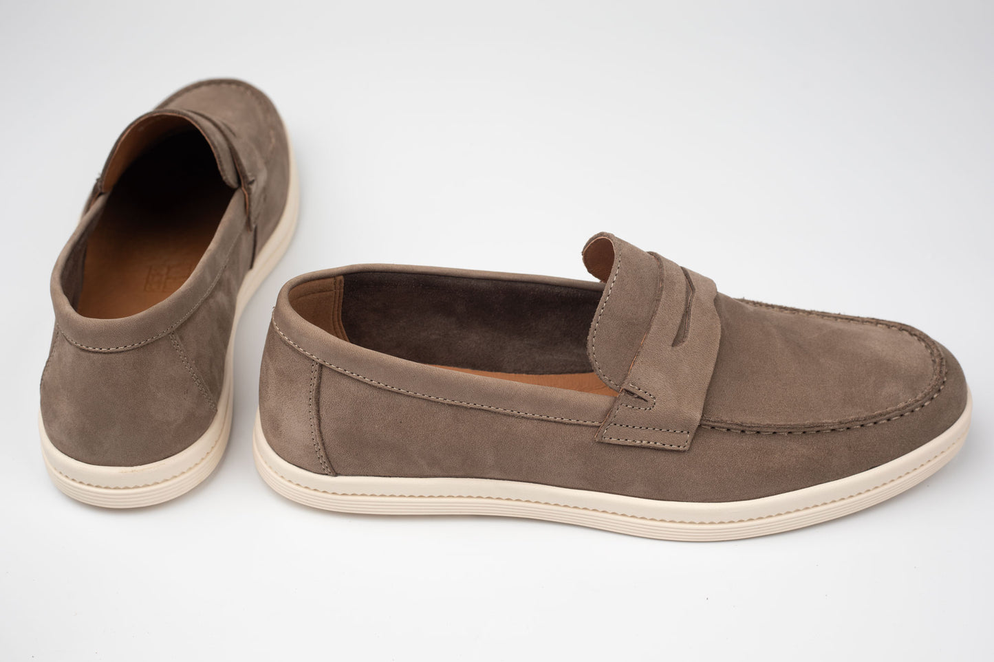 Pnatofi barbati piele naturala ELDEMAS 3-824 Khaki