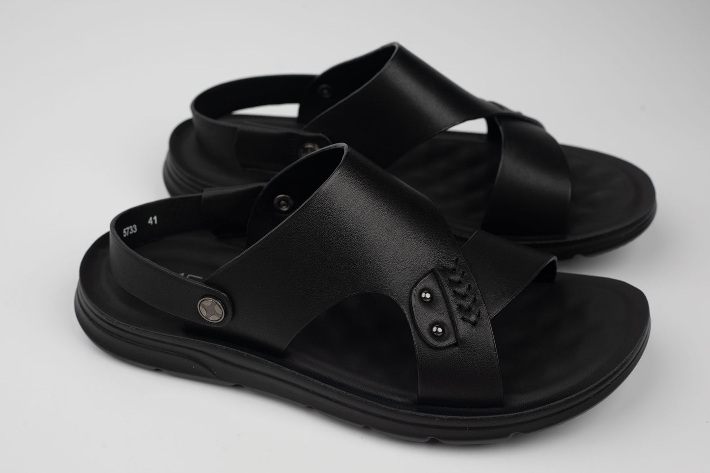 Sandale bărbați piele naturală MELS 5735 N  (39-47)