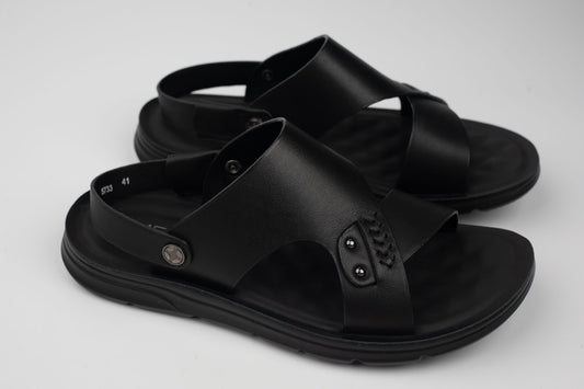 Sandale bărbați piele naturală MELS 5735 N  (39-47)