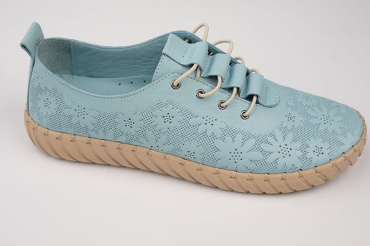 Pantofi damă piele naturală BIOFLEX 532 Blue