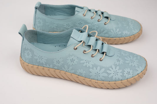 Pantofi damă piele naturală BIOFLEX 532 Blue