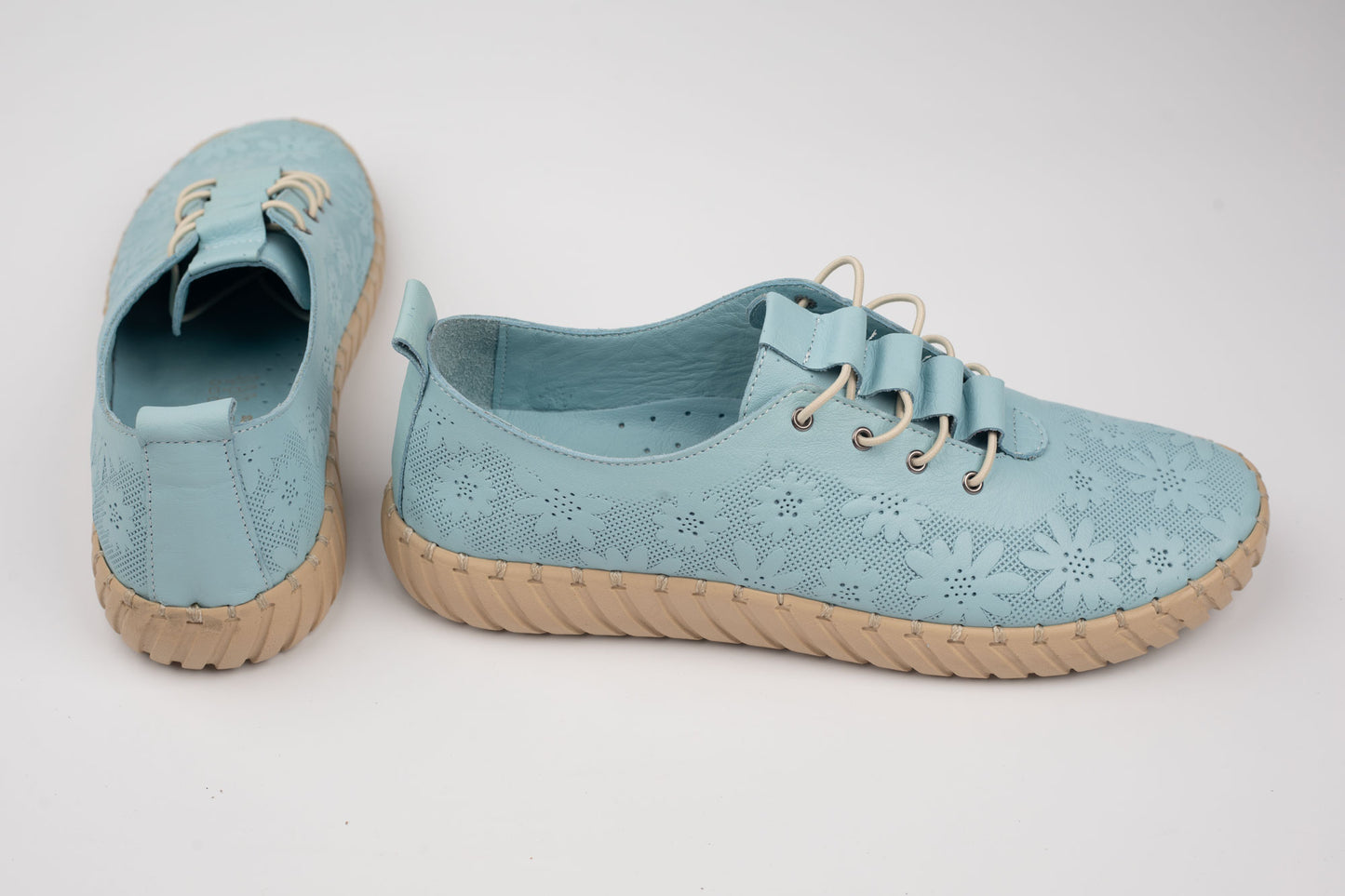 Pantofi damă piele naturală BIOFLEX 532 Blue
