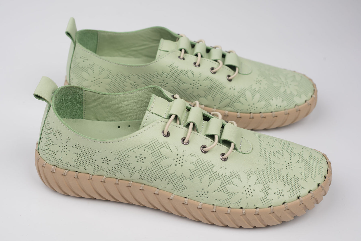 Pantofi damă piele naturală BIOFLEX 532 Verde