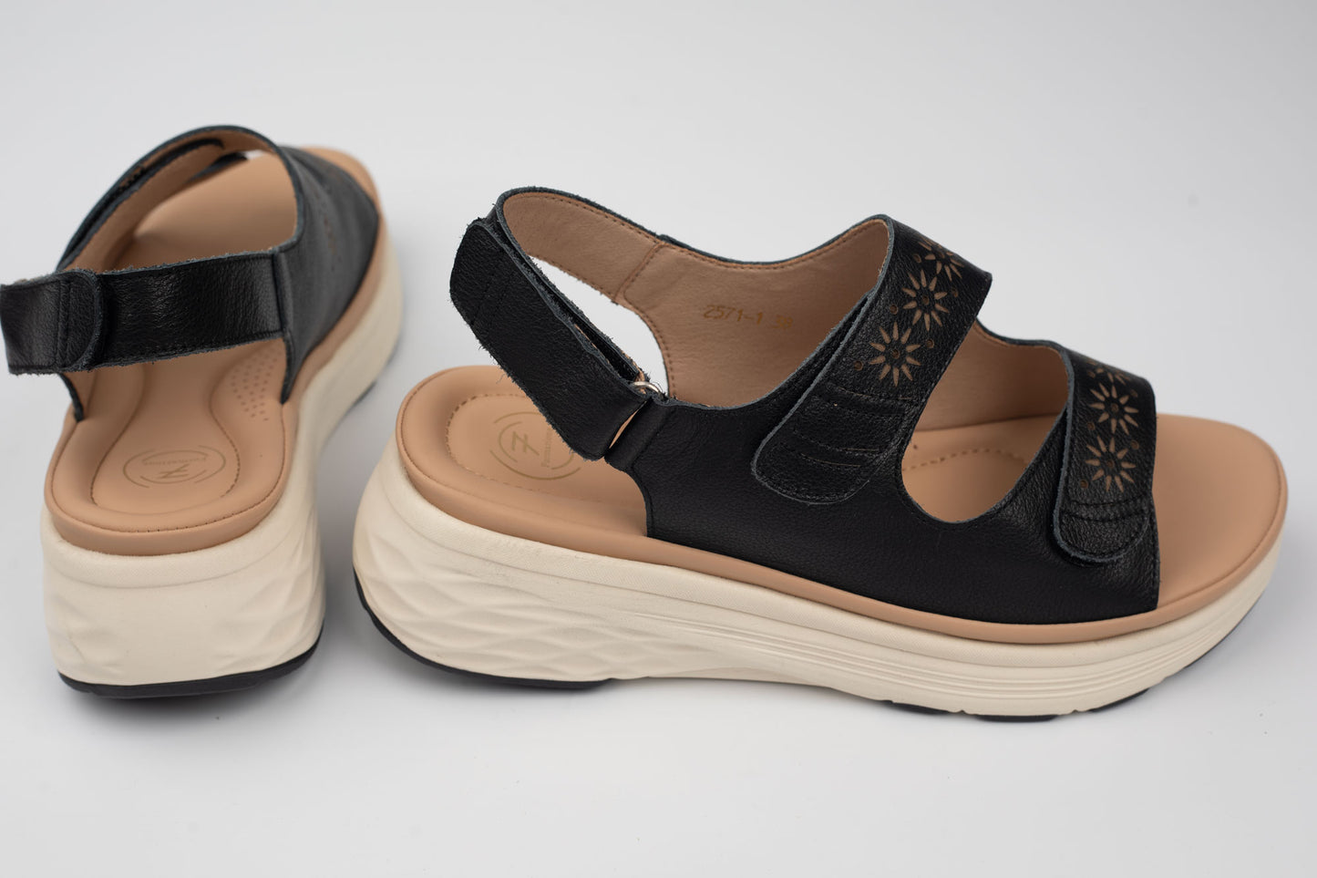 Sandale damă piele naturală FORMAZIONE 2571 N (36-40)