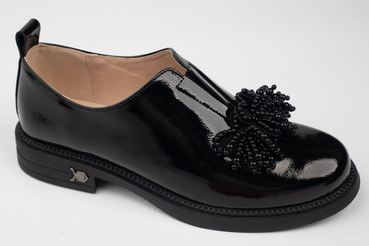 Pantofi damă piele naturală lăcuită BETINA Mel 219 Nlac