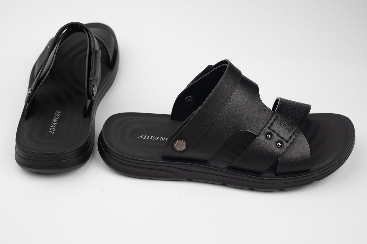 Sandale bărbați piele naturală MELS 7565 N ( 45-47)