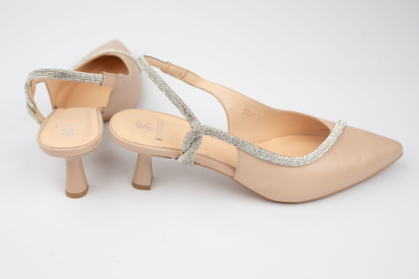 Pantofi damă piele naturală KORDEL 3122 Bej