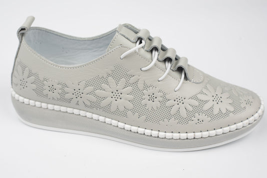 Pantofi damă piele naturală BIOFLEX 116 Gri