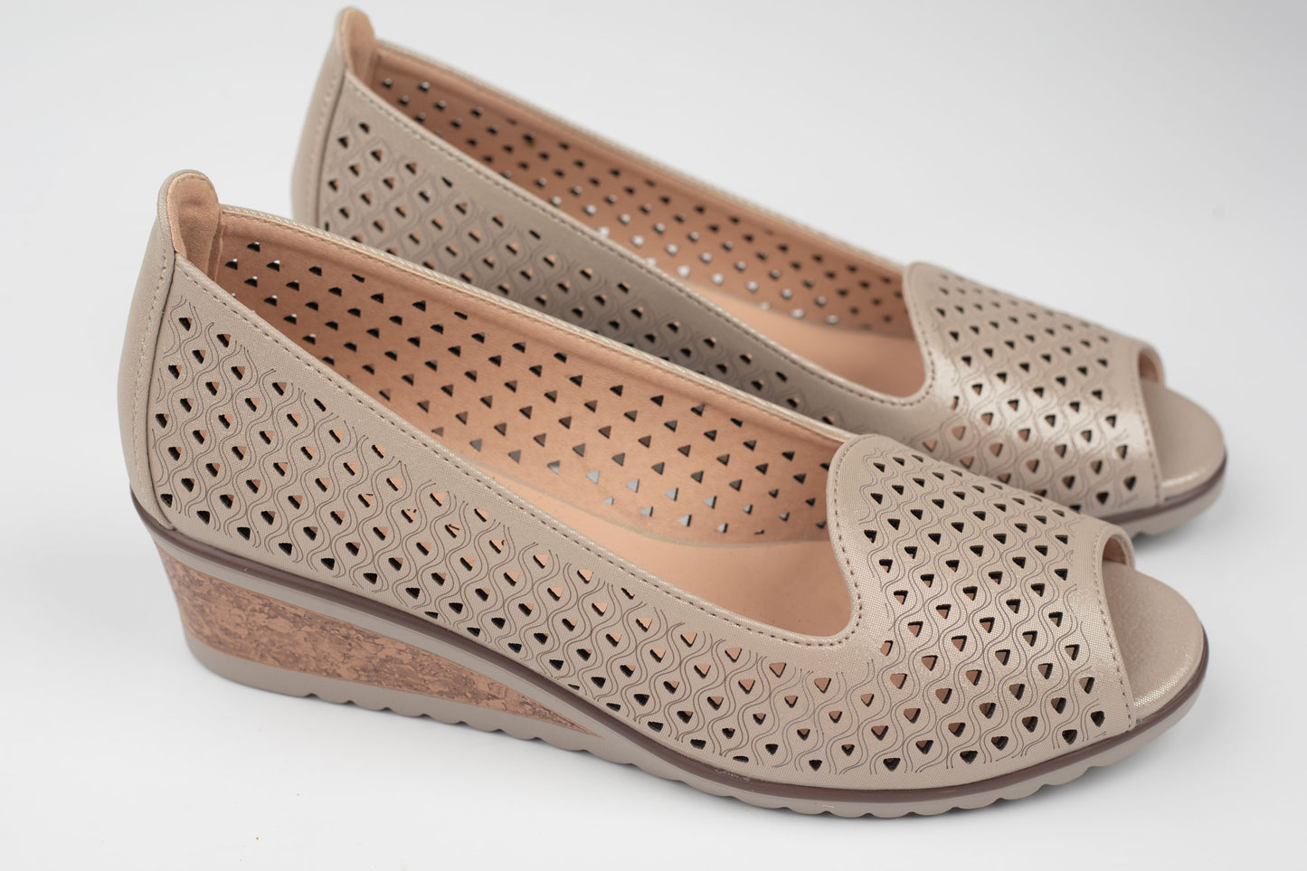 Pantofi dama piele naturală BETINA 23797 Bej ( 35-41)