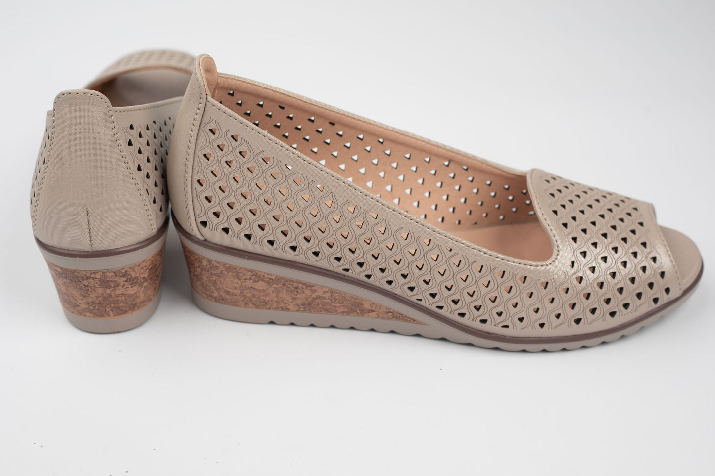 Pantofi dama piele naturală BETINA 23797 Bej ( 35-41)